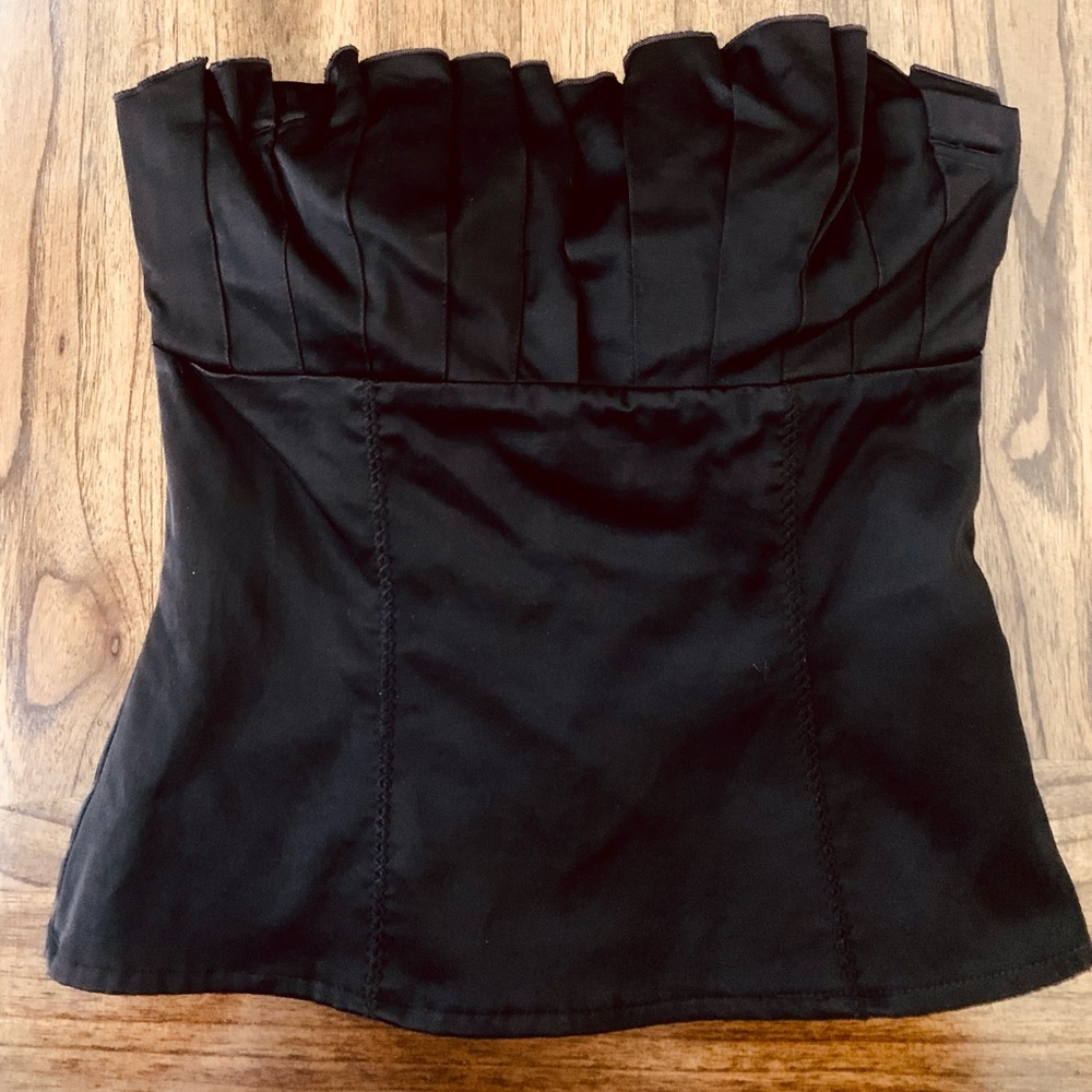 Bebe Strapless Black Top